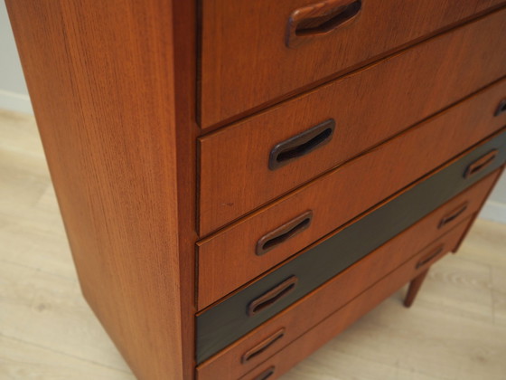 Image 1 of Teak Chest Of Drawers, Danish Design, 1970S, Production: Denmark