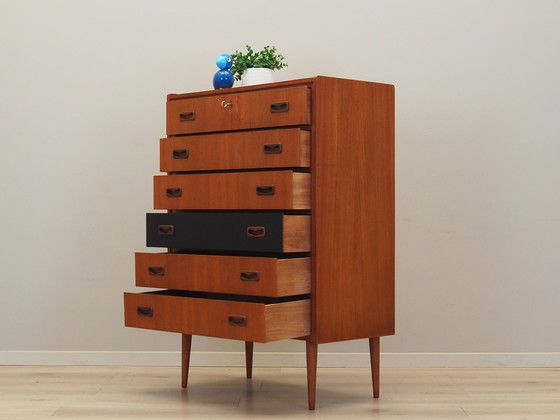 Image 1 of Teak Chest Of Drawers, Danish Design, 1970S, Production: Denmark