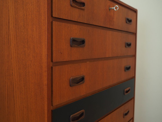 Image 1 of Teak Chest Of Drawers, Danish Design, 1970S, Production: Denmark