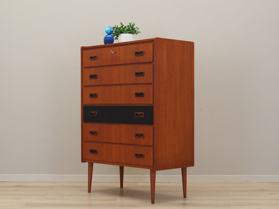 Image 1 of Teak Chest Of Drawers, Danish Design, 1970S, Production: Denmark