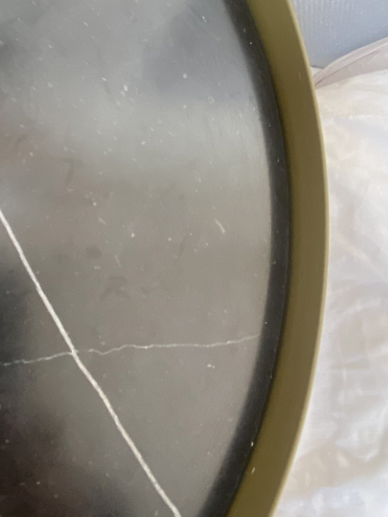 Image 1 of Round Coffee Table Gold Frame And Black Marble - Robust