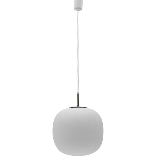 Vintage opaline glass ceiling lamp for Limburg, Germany 1960