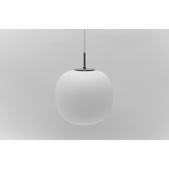 Image 1 of Vintage opaline glass ceiling lamp for Limburg, Germany 1960