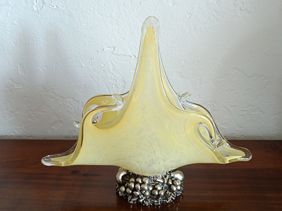 Image 1 of Murano Glass Towel Holder