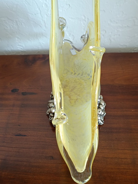 Image 1 of Murano Glass Towel Holder