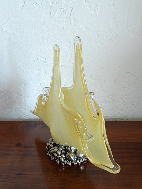 Image 1 of Murano Glass Towel Holder