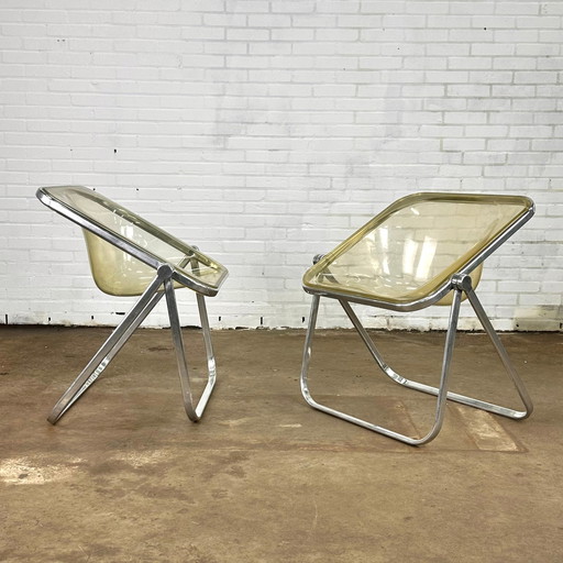 Chaises Plona de Giancarlo Piretti pour Castelli