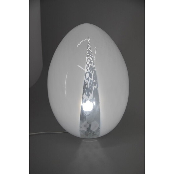 Image 1 of Vintage giant Murano glass egg lamp, Italy 2000s