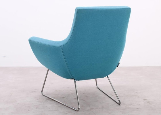 Image 1 of Swedese Happy Easy Low Back Armchair Blue