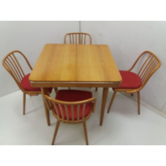 Image 1 of Vintage dining set by Antonín Šuman for Fa Jiton and Ton, Czechoslovakia 1960