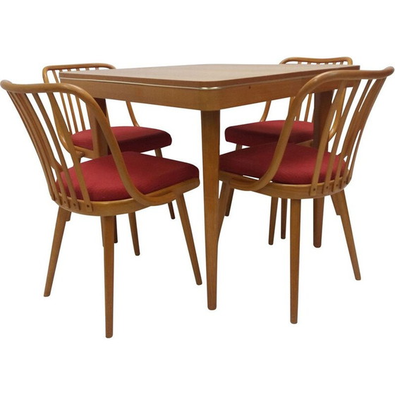 Image 1 of Vintage dining set by Antonín Šuman for Fa Jiton and Ton, Czechoslovakia 1960