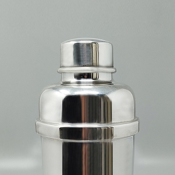 Image 1 of 1960s Gorgeous Cocktail Shaker Silver Plated by Zanetta. Fabriqué en Italie