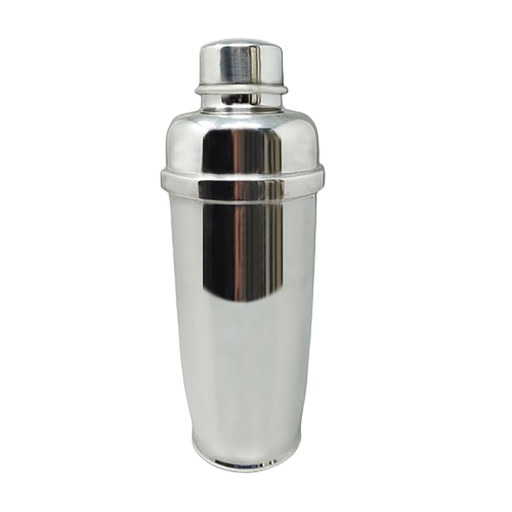 1960s Gorgeous Cocktail Shaker Silver Plated by Zanetta. Made in Italy