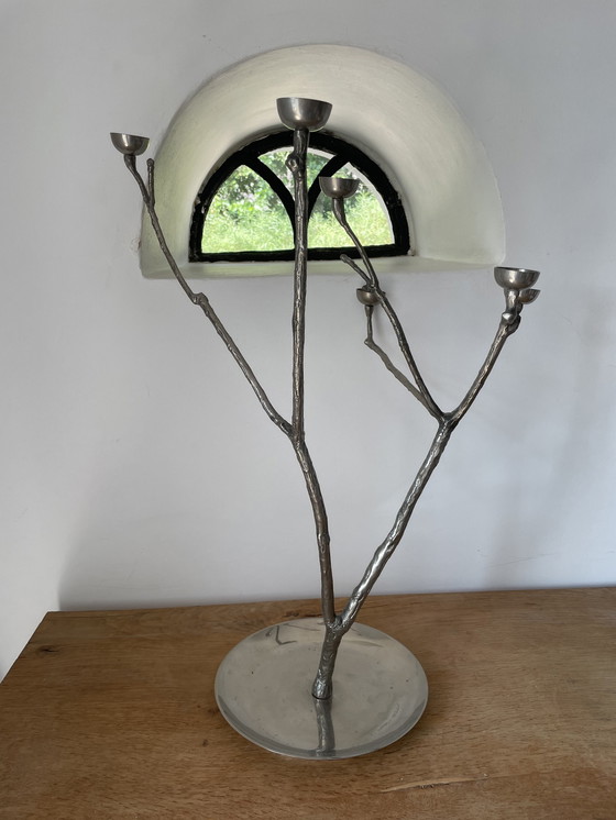 Image 1 of Pol's Potten Twiggy iron tree branch candlestick, L