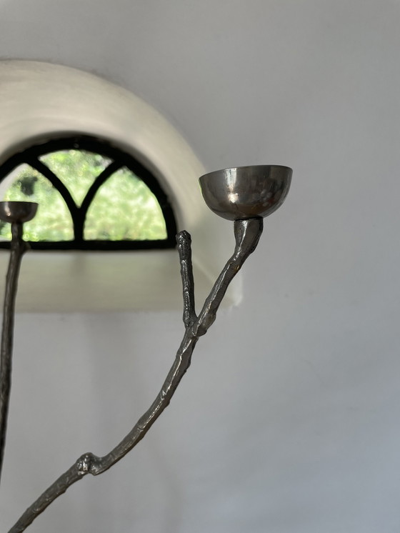 Image 1 of Pol's Potten Twiggy iron tree branch candlestick, L