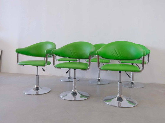 Image 1 of 6x Space Age Chair - Green