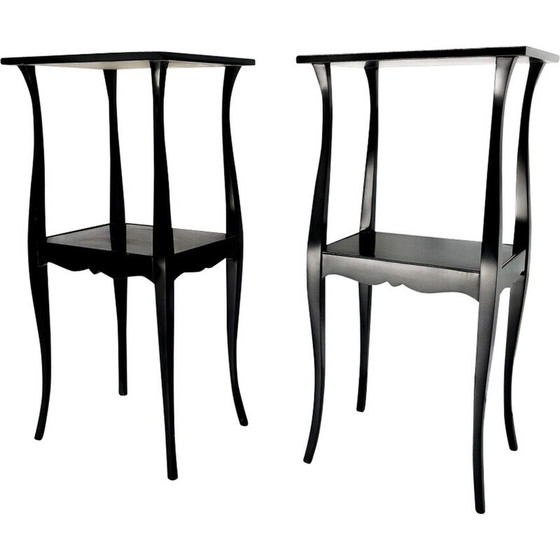 Image 1 of Pair of vintage side tables