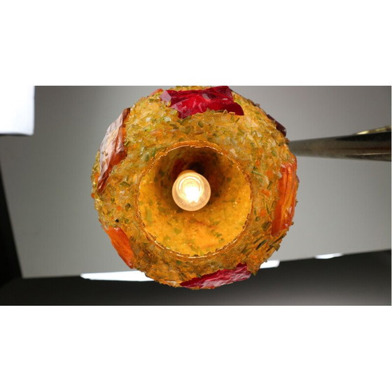 Image 1 of Lampada da terra vintage multicolore