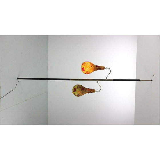 Image 1 of Lampada da terra vintage multicolore