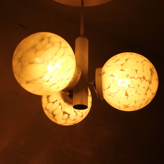 Image 1 of Lampe suspendue en forme de spoutnik, Mid Century