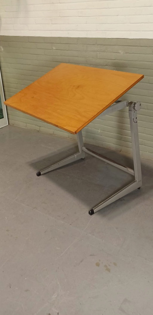 Vintage Bureau Desk, Drawing Table 