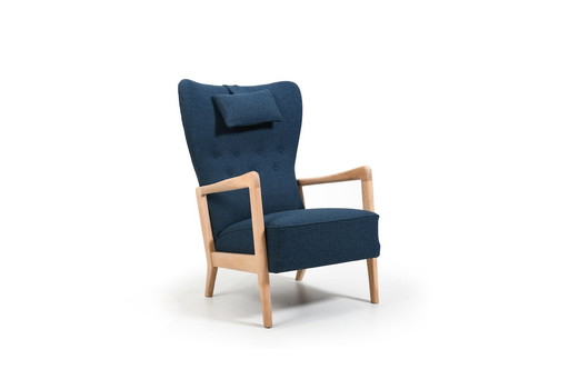 Søren Hansen For Fritz Hansen Lounge Chair 1950S / Restored