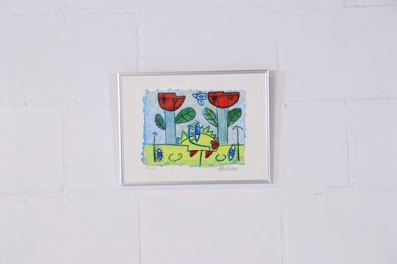 Image 1 of Silkscreen by Hannes Kuiper W28