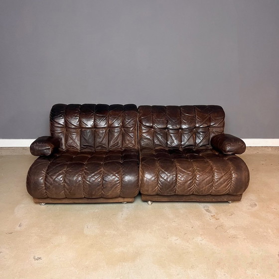 Image 1 of Modular 2- Seat Sofa In Patina Patchwork
