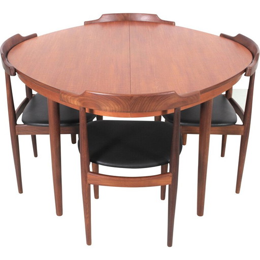 Mid-century dining set by Hans Olsen for Frem Rojle