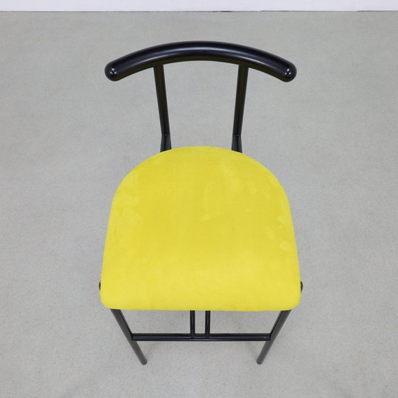 Image 1 of 4X Postmodern Bar Stool In Memphis Style, 1980S