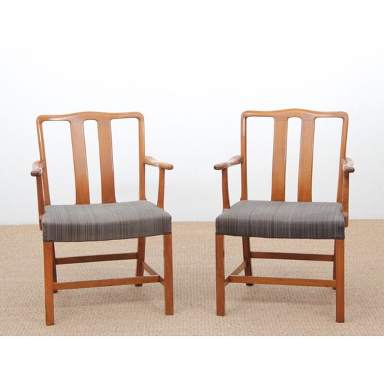 Image 1 of Set of 2 vintage chairs Scandinavian FH43