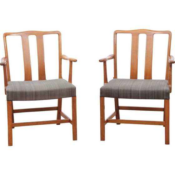 Image 1 of Set of 2 vintage chairs Scandinavian FH43