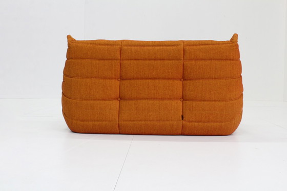 Image 1 of Ligne Roset Togo 2 Seater Sofa Orange Michel Ducaroy