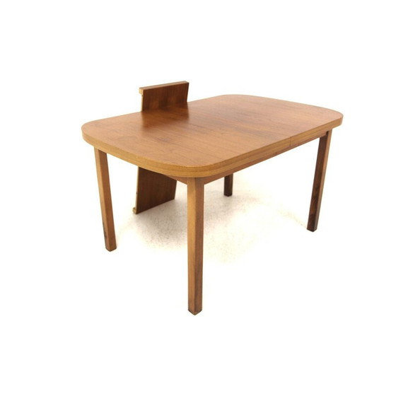 Image 1 of Vintage walnut dining table, Sweden 1960