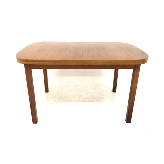 Image 1 of Vintage walnut dining table, Sweden 1960
