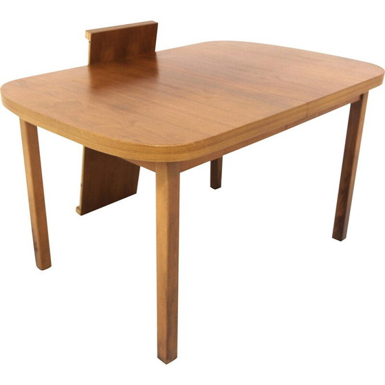 Image 1 of Vintage walnut dining table, Sweden 1960