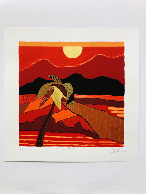 Ronald Boonacker - Silkscreen - Royal Palm