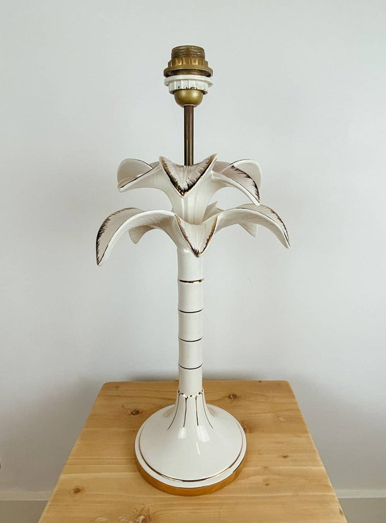 Image 1 of Tommaso Barbi palm tree table lamp