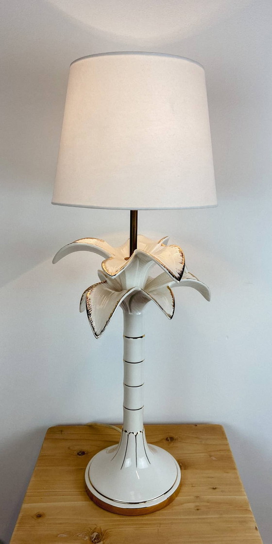 Image 1 of Tommaso Barbi palm tree table lamp