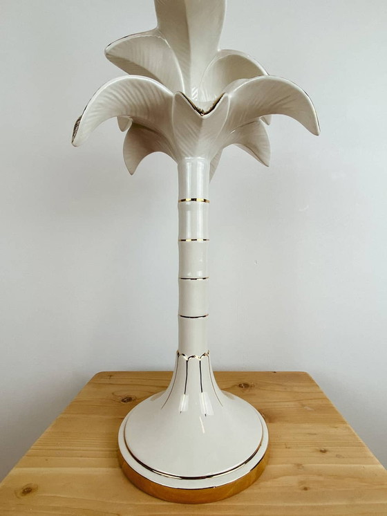 Image 1 of Tommaso Barbi palm tree table lamp