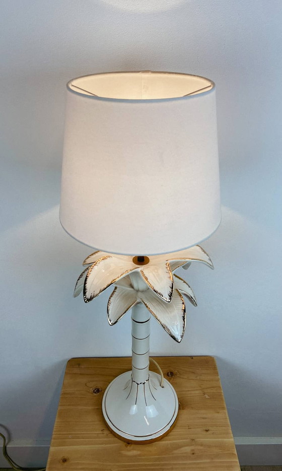 Image 1 of Tommaso Barbi palm tree table lamp