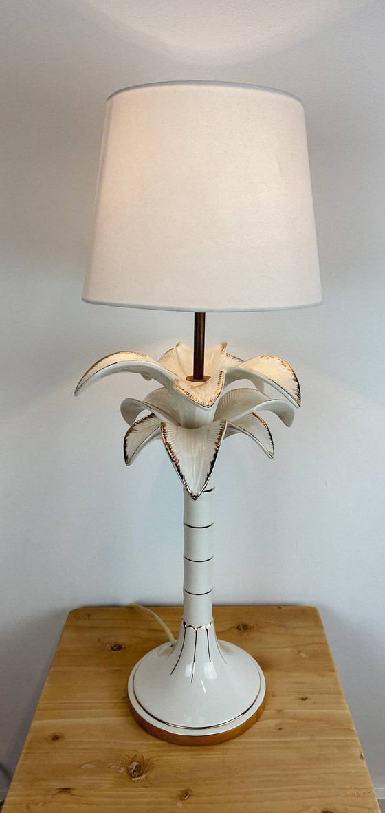 Image 1 of Tommaso Barbi palm tree table lamp