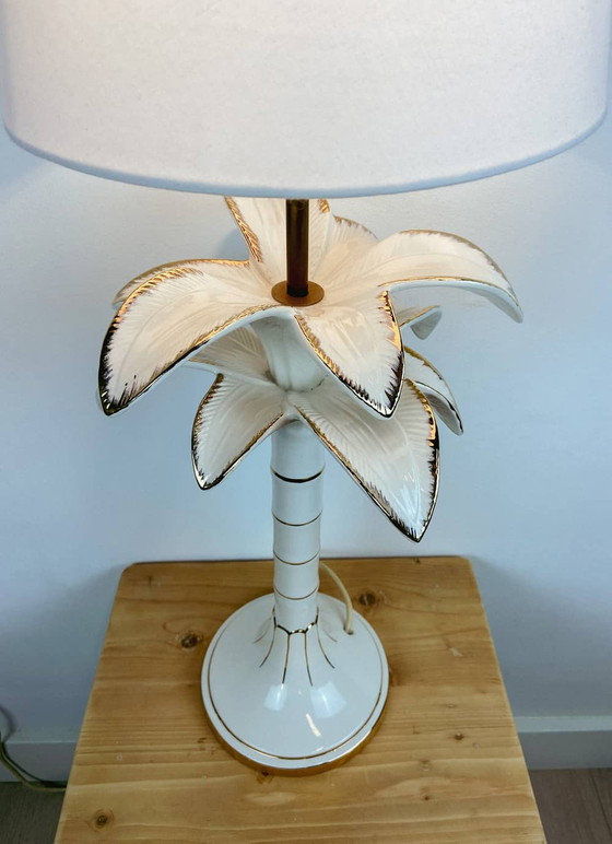 Image 1 of Tommaso Barbi palm tree table lamp