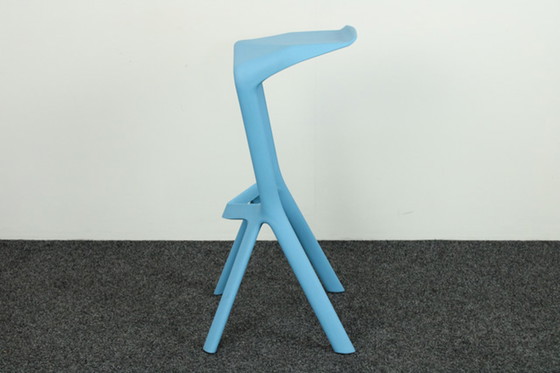 Image 1 of Tabouret de bar étagère Miura Blue