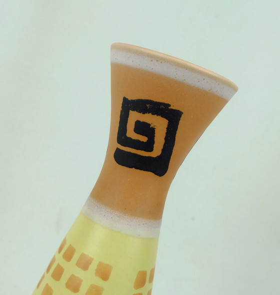 Image 1 of dümler & breiden mid century vase abstract dekor model-no. 1302-29