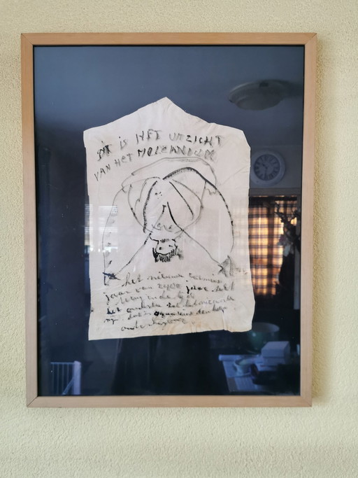 Anton Heyboer tekening – schilderijen tekeningen, Paper, Hedendaags (photo 2 of 5)