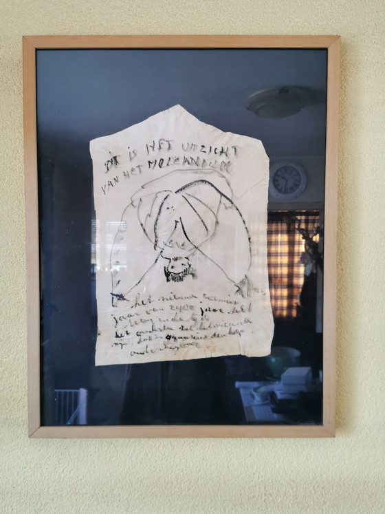 Anton Heyboer tekening – Pinturas y dibujos, Paper, Hedendaags (photo 2 of 5)