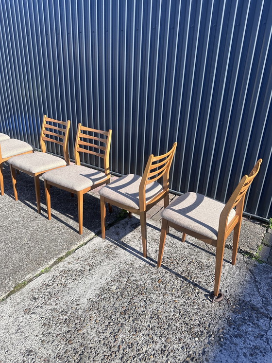 Image 1 of 6x Chaise de salle à manger vintage