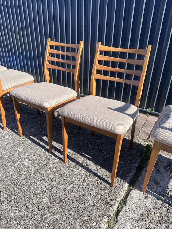 Image 1 of 6x Chaise de salle à manger vintage