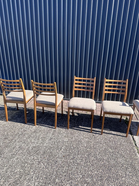 Image 1 of 6x Chaise de salle à manger vintage